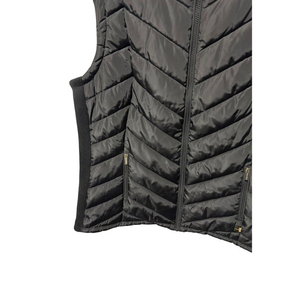 Calvin Klein Puffer Vest Womens SizeXL Black Full Zip - Picture 2 of 14